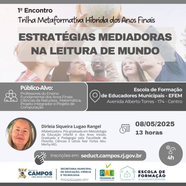 Estratégias mediadoras na leitura de mundo. Ciências da Natureza , Matemática, Projeto Integrador e Projeto de Computação