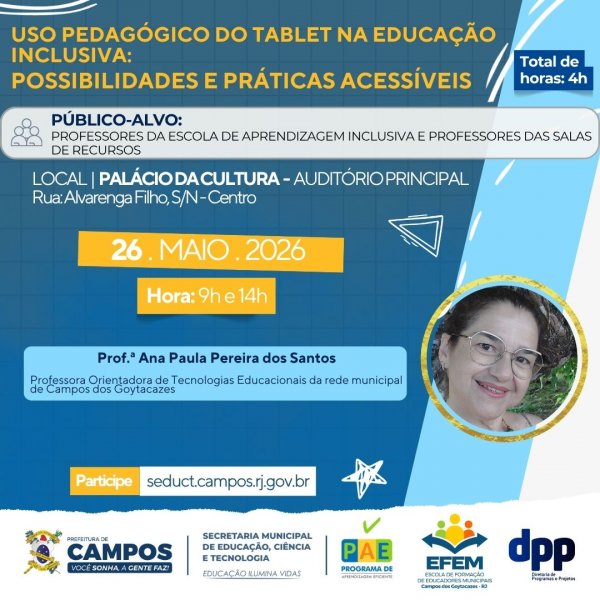 USO PEDAGÓGICO DO TABLET NA EDUCAÇÃO INCLUSIVA: POSSIBILIDADES E PRÁTICAS ACESSÍVEIS
