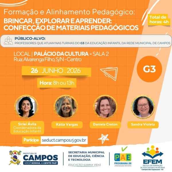 Formação e Alinhamento Pedagógico: G3