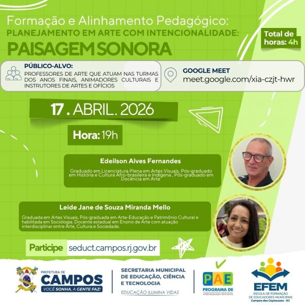 Formação e Alinhamento Pedagógico: Artes