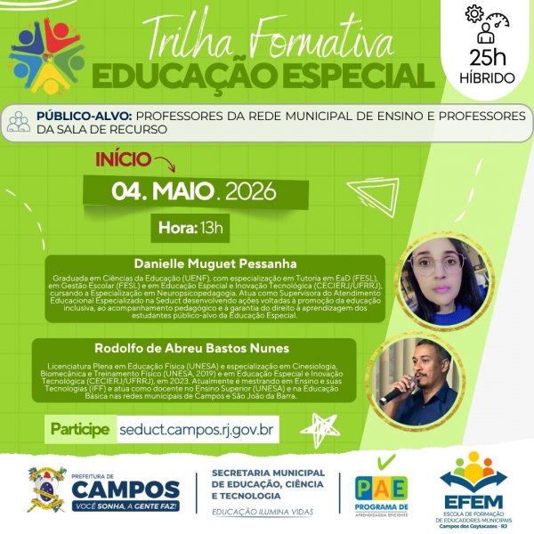Trilha Formativa da Educação Especial