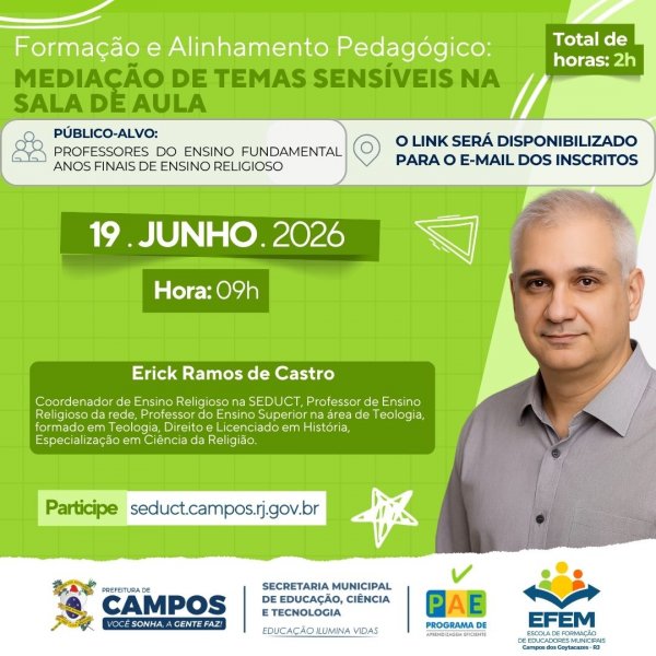 Formação e Alinhamento Pedagógico: Ensino Religioso