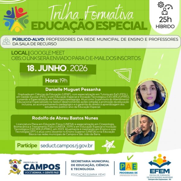 Trilha Formativa da Educação Especial