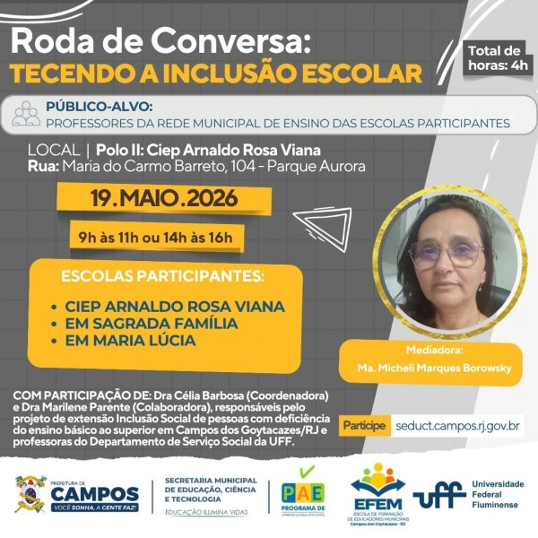 Roda de Conversa: Tecendo a Inclusão Escolar