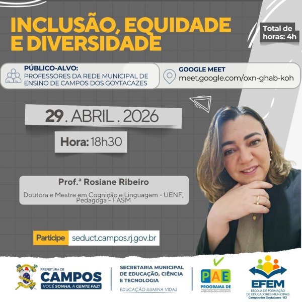Inclusão, Equidade e Diversidade