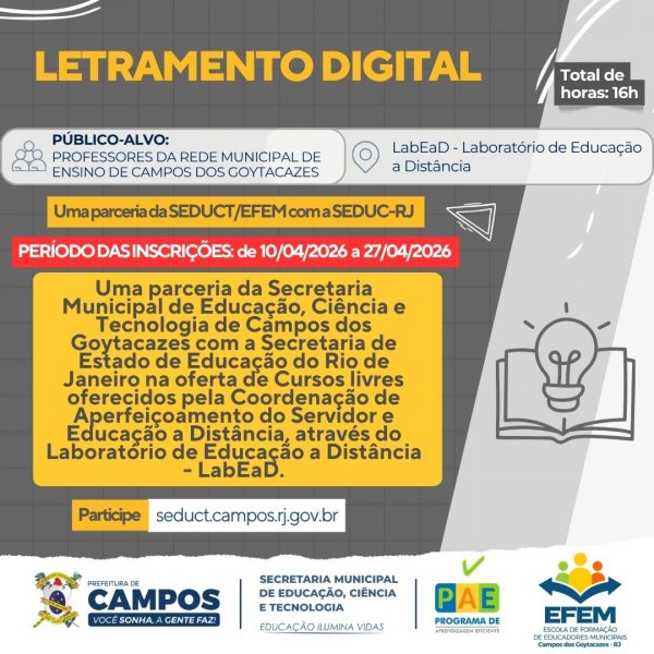 LETRAMENTO DIGITAL