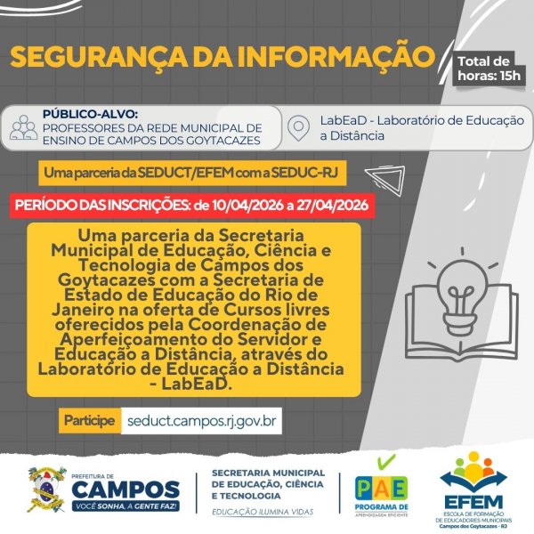 SEGURANÇA DA INFORMAÇÃO