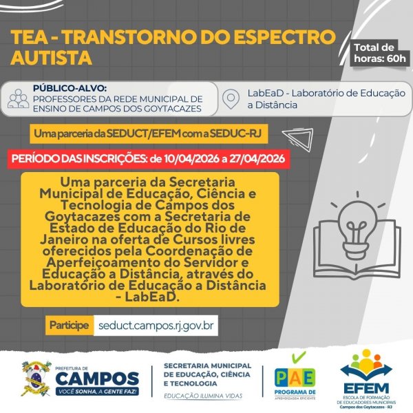 TEA - TRANSTORNO DO ESPECTRO AUTISTA
