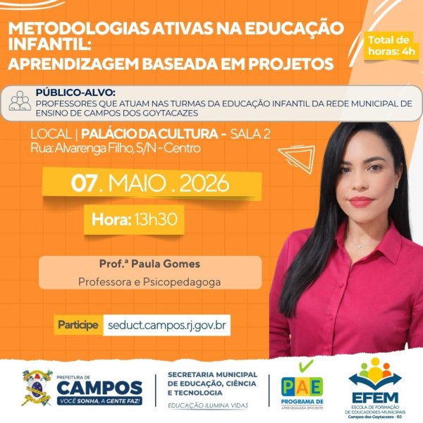 Metodologias Ativas Na Educação Infantil: Aprendizagem Baseada Em Projetos