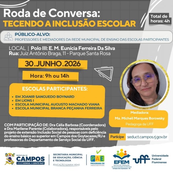 Roda de Conversa: Tecendo a Inclusão Escolar