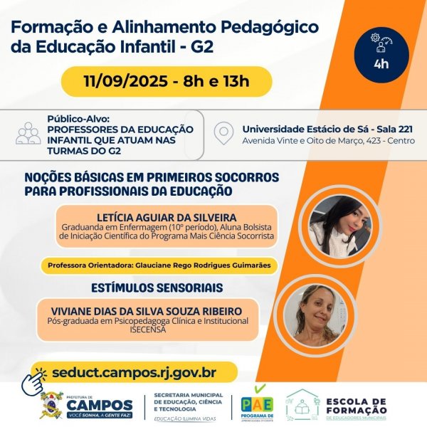 Alinhamento, Formação e Alinhamento Pedagógico da Educação Infantil - G2