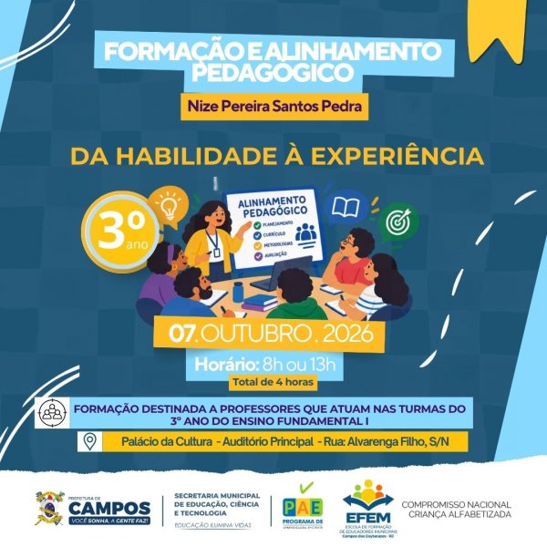 Formação e Alinhamento Pedagógico: 3º Ano