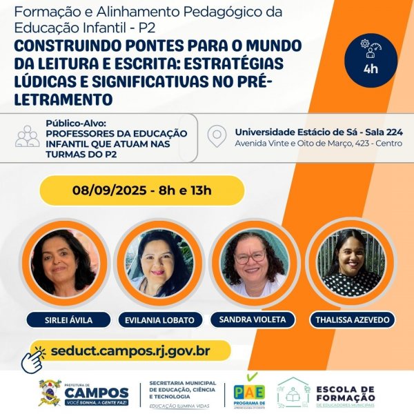 Alinhamento, Formação e Alinhamento Pedagógico da Educação Infantil - P2