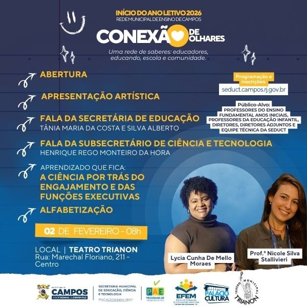 PROFESSORES DA EDUCAÇÃO INFANTIL E PROFESSORES DO ENSINO FUNDAMENTAL ANOS INICIAIS - 02/02/26 - 8h