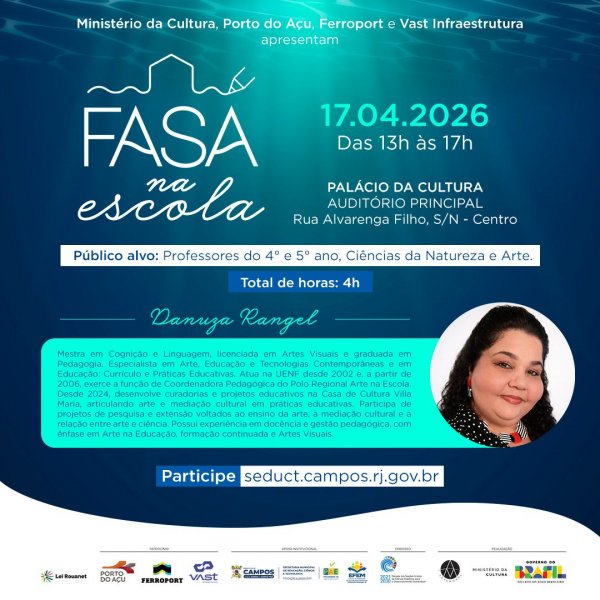 Festival de Artes e Saberes das Águas - FASA na Escola