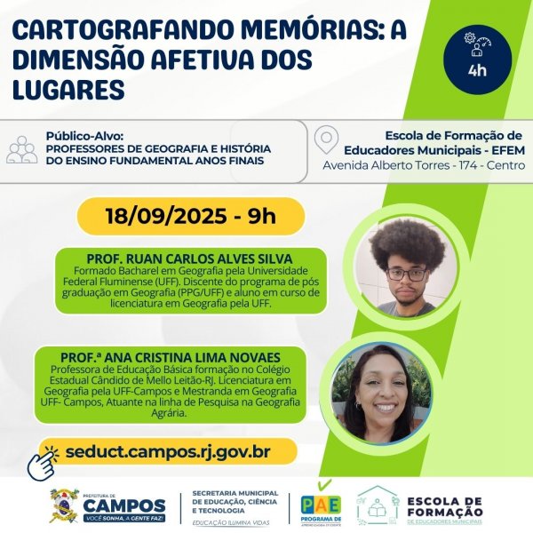 CARTOGRAFANDO MEMÓRIAS: A DIMENSÃO AFETIVA DOS LUGARES