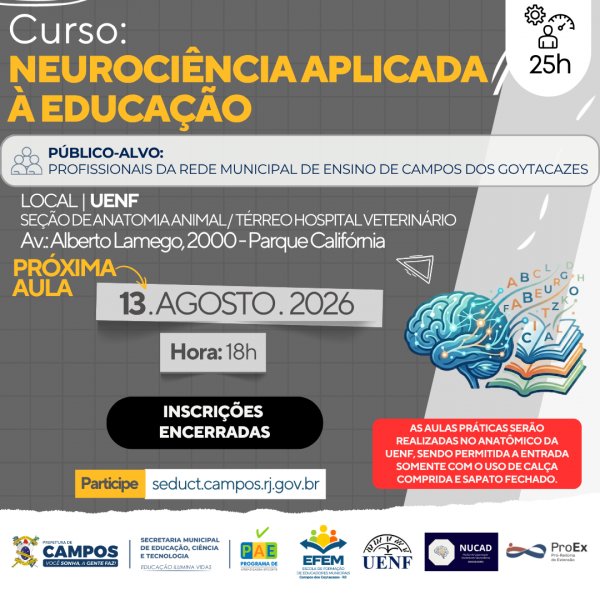 Curso: Neurociência Aplicada à Educação